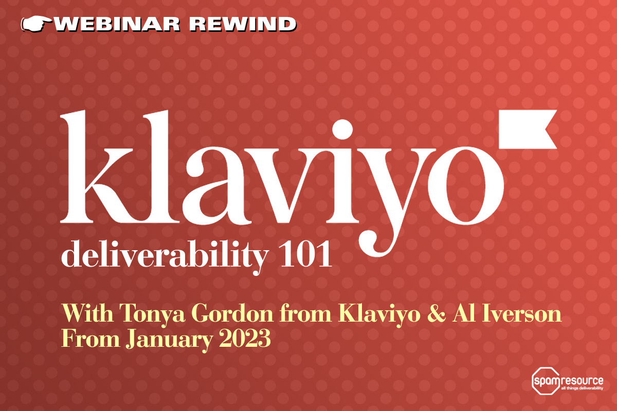 Webinar Rewind: Deliverability 101 for Klaviyo Users