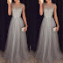  Elegant O Neck Sleeveless Sequined Long Wedding Dress