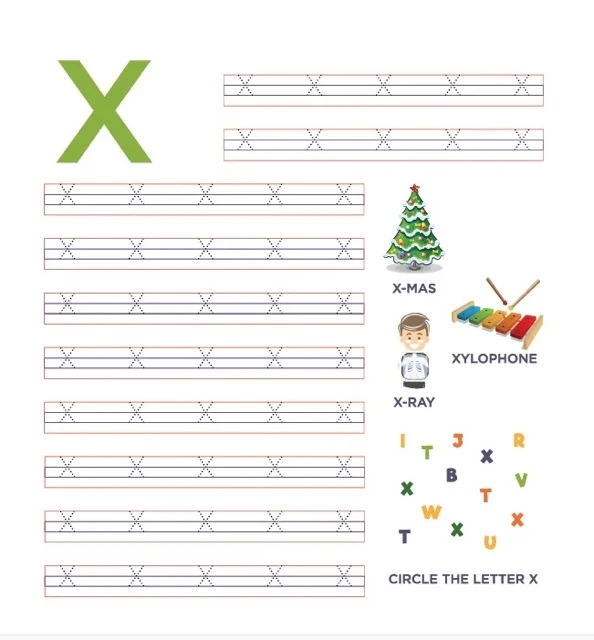 ENGLISH ALPHABET A TO Z WORKSHEET