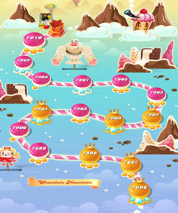 Candy Crush Saga level 7896-7910