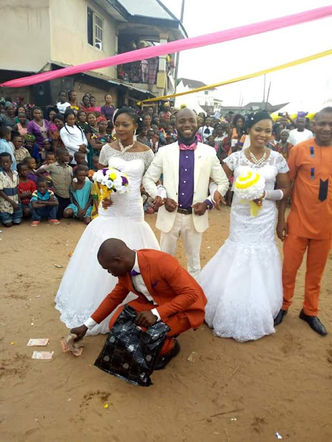 More potos: Man weds two women at same time in Abiriba, Abia State