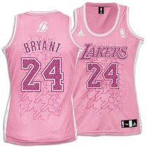 Lakers - adidas Women's NBA Pink Caddy Jersey - Bryant, Kobe