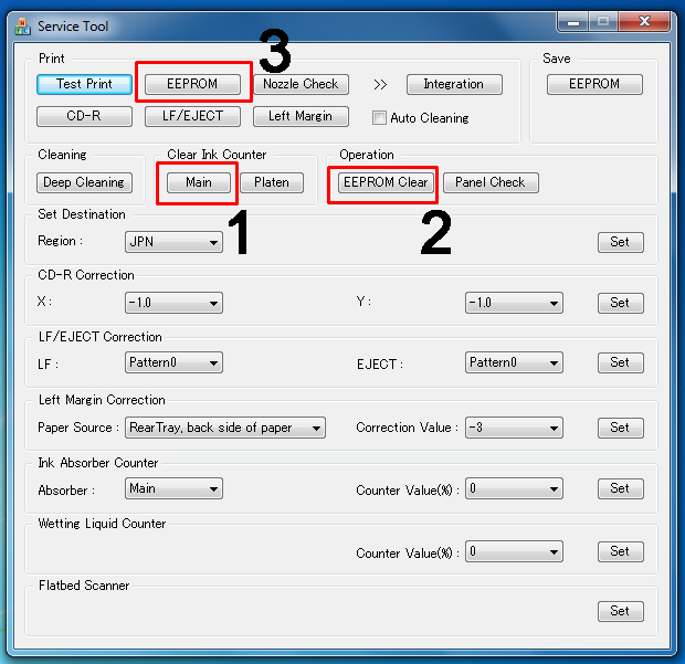 Resetter Canon MP287 