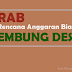 Contoh RAB Embung Desa
