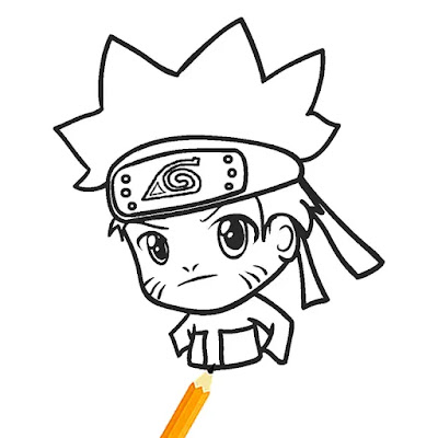 Tutorial: como desenhar o Naruto passo a passo