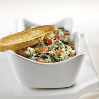<br />hot spinach and artichoke dip image 