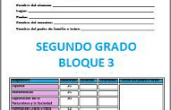 Examen Segundo grado Bloque III 2017-2018