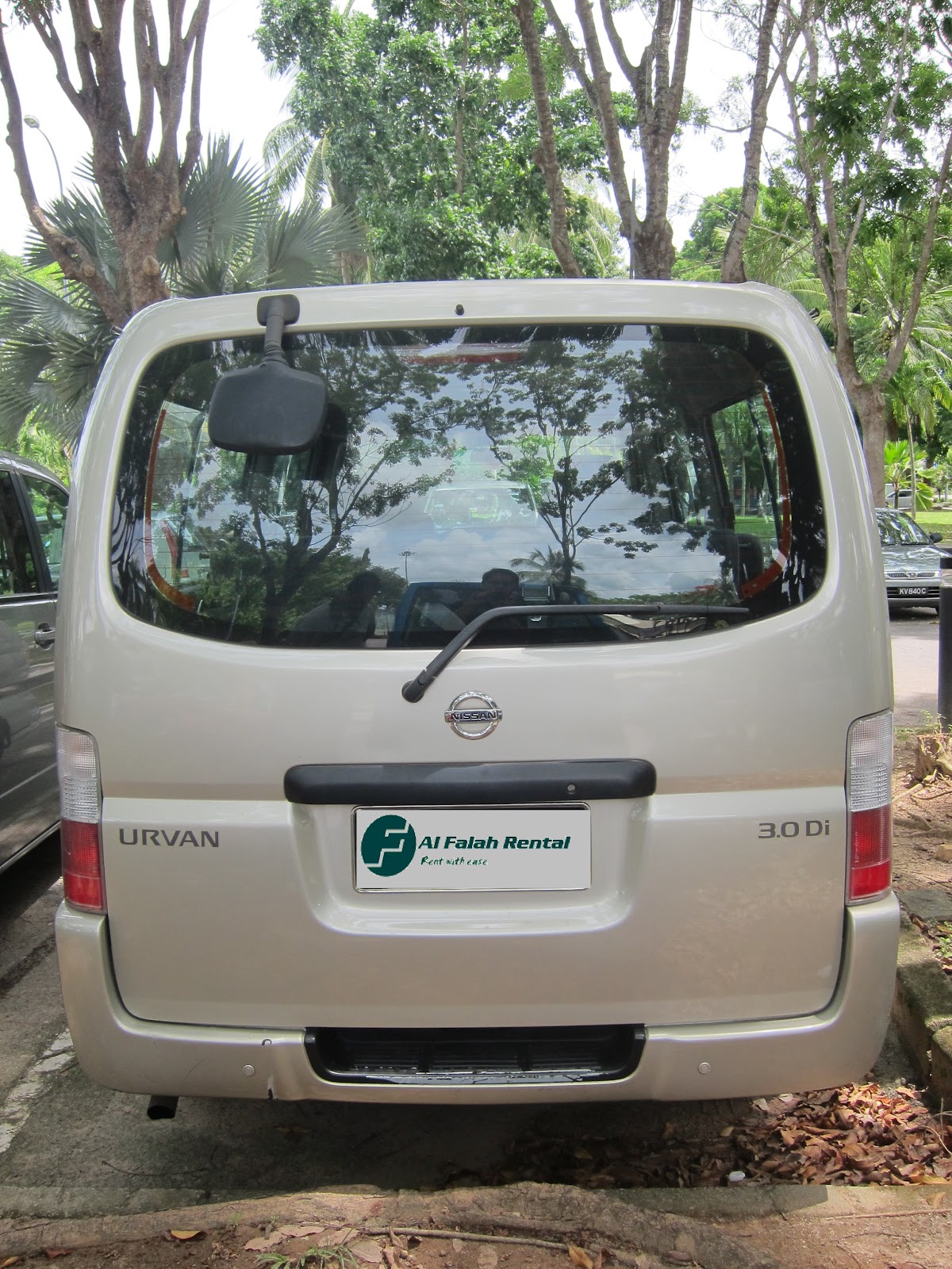 Al falah rental: Nissan Urvan (15 seater)