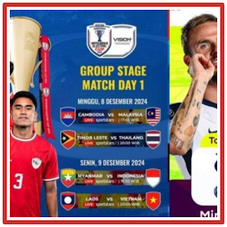 Jadwal TV Myanmar vs Timnas Indonesia di Piala AFF Senin 9 Desember 2024, Siaran Langsung di RCTI Pukul 16:30 WIB