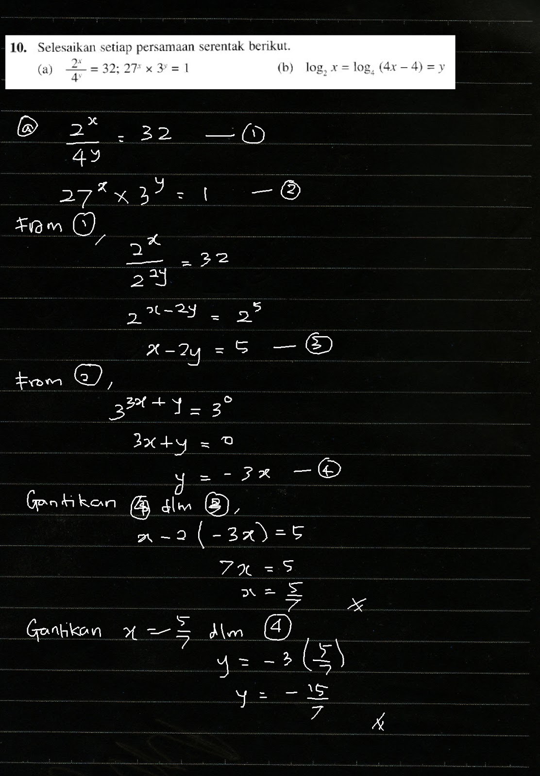 Cikgu Azman - Bukit Jalil: Add Math F4 Bab 5 Indeks dan 