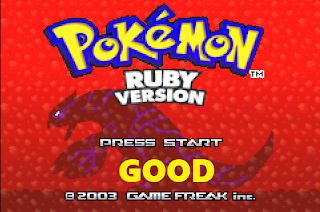 Pokemon Good Ruby Cover