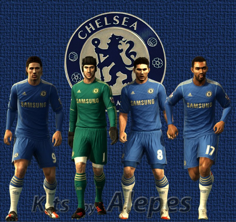 Chelsea Home 12-13 Kits - PES 2012