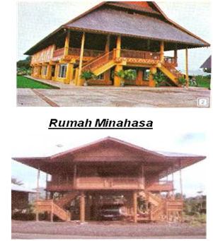 Arch dhie 06: RUMAH TRADISIONAL SULAWESI UTARA "RUMAH ADAT 