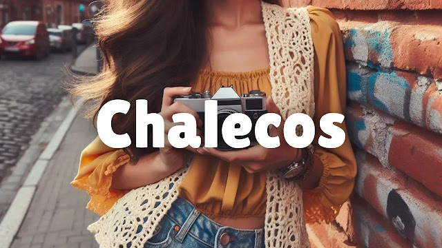 Patrones de chalecos circulares a crochet y con motivos | Ebook No. 303