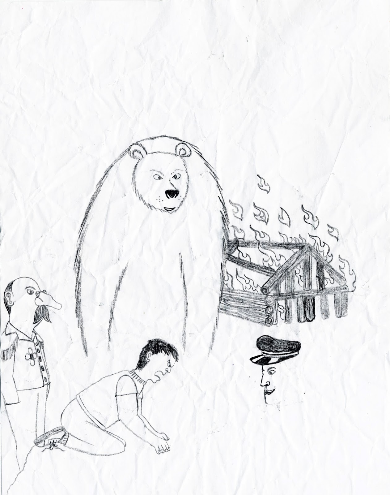 Santiago: Evolution of an artist: Touching Spirit Bear Drawings
