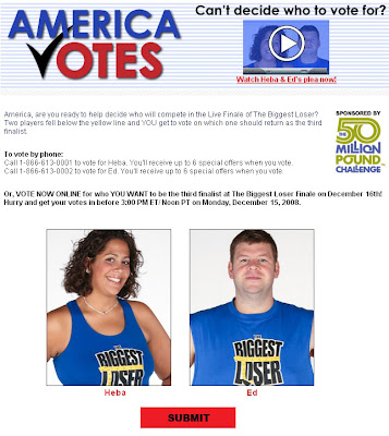 America Votes on the 3rd Finalist