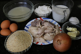 Ingredientes para croquetas del puchero