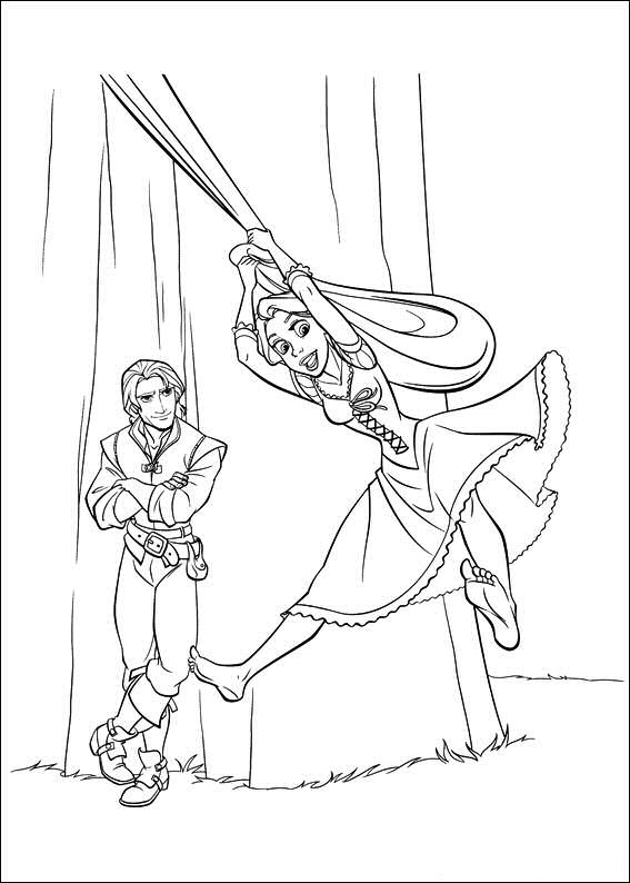 Free Coloring Pages Tangled. disney princess coloring pages