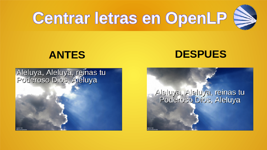 Centrar letras en OpenLP (para que entren bien)