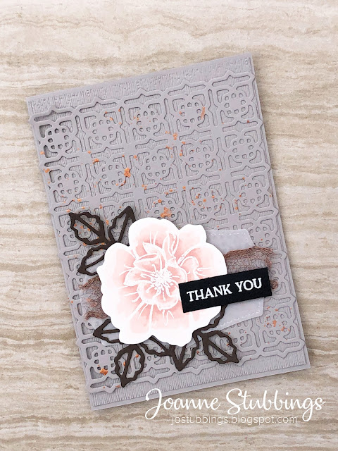 Jo's Stamping Spot - Colour INKspiration Challenge #CI78 using To A Wild Rose bundle and Many Medallions dies by Stampin' Up!