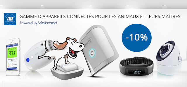 Restez connectés avec votre animal et profitez de -10% sur une gamme d'objets connectés. 