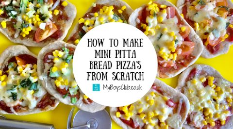 How to make Mini Pitta Bread Pizza's from scratch