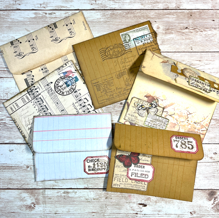How to make a vintage style envelope