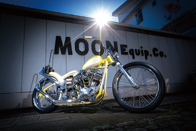 Harley Davidson Shovelhead 1966 By Moon Custom Cycle Shop Hell Kustom