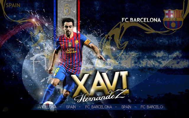 xavi hernandez wallpapers fc barcelona