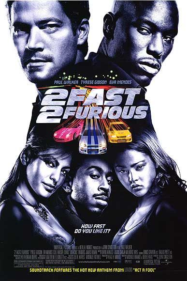 2 Fast 2 Furious movie poster