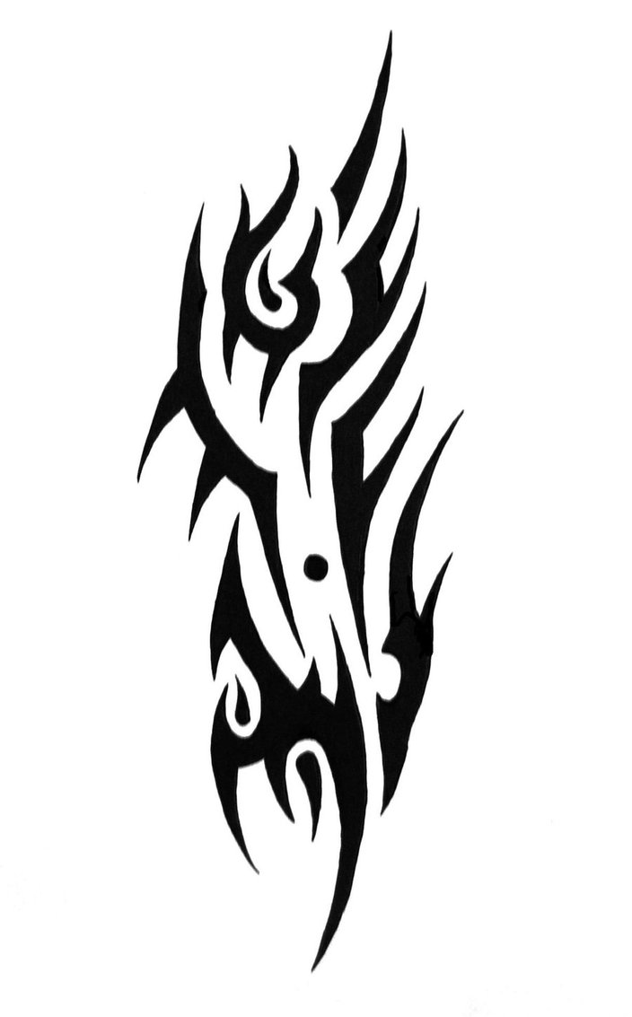 Tribal Sleeve Tattoo Stencil