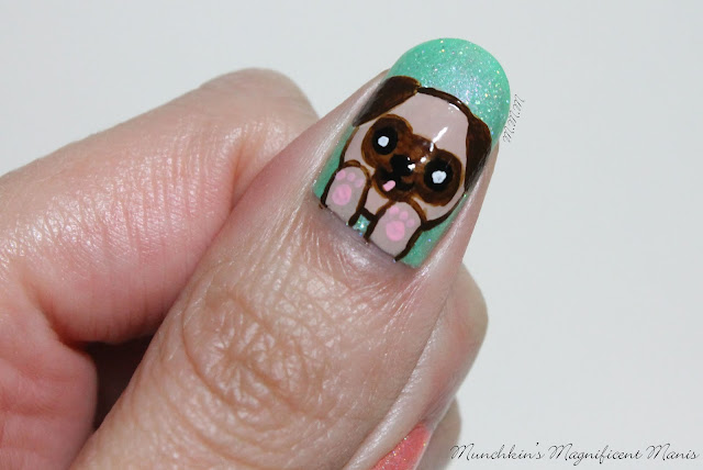 Pug Nail Design 