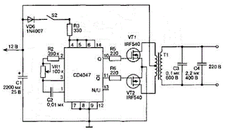 diy 12/220 inverter