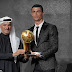 Cristiano Ronaldo named Player of the Year at the Globe Soccer Awards ahead of Griezmann and Mbappe (Photos)