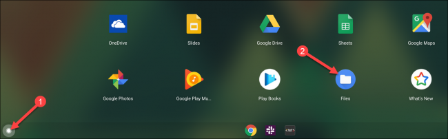 تطبيق مدير ملفات chromebook