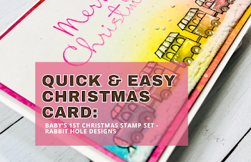 Baby's 1st Christmas Card Blog Banner