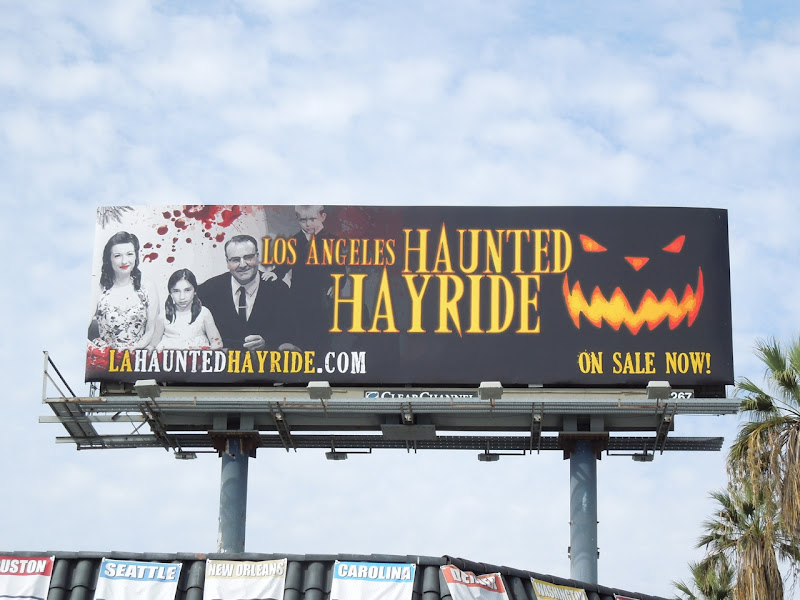 Los Angeles Haunted Hayride billboard 2012