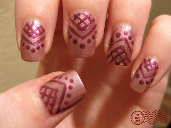 Lovely Lotus - The Daily Nail
