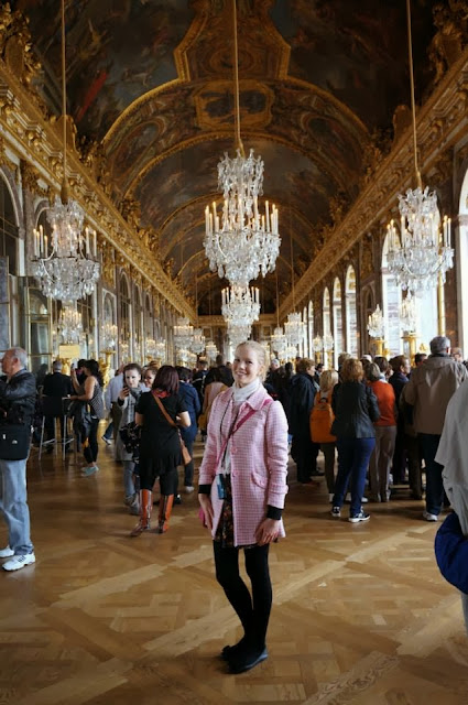 Palace of Versailles Château de Versailles Hall of Mirrors Grande Galerie Galerie des Glaces spring time Marie Antoinette residence palace home Île-de-France region France royalty