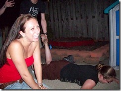 Wheelbarrow races in your 20s are important- especially when you win