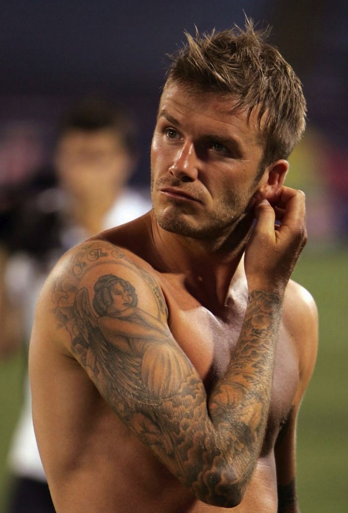 Sleeve Tattoo David Beckham Sleeve Tattoo Author tampan