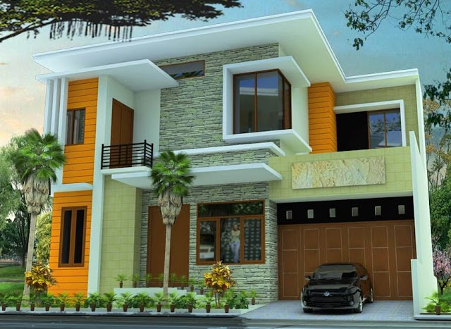 model teras rumah mewah terbaru