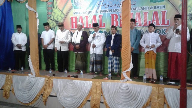 BABINSA HADIR PADA HALAL BIHALAL MAJELIS TAKLIM AL-MUBAROKAH ZIKIR MOJOLABAN