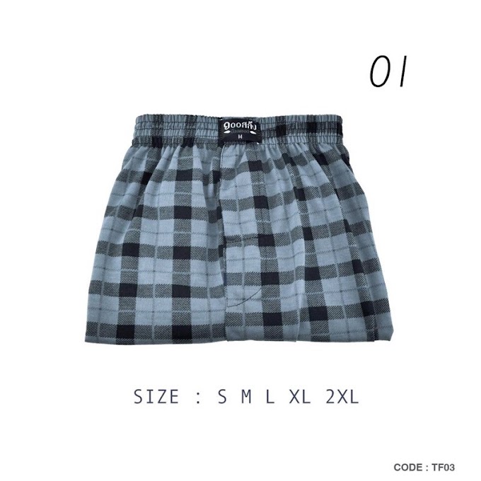 [ jarinya_wanitchinchai ] [S -2XL] 6 ตัว 300 กางเกง Boxer ผ้าcottonอย่างดี จัดโปรขายยกเซต มี size ครบ s,m,l,xl,2xl