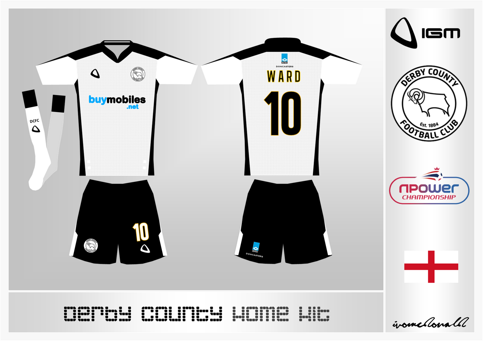 IGM Sports: Derby County Home Kit