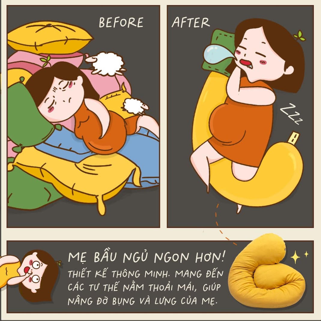 [A159] Review mẫu gối đa năng Bà Bầu hot hit nhất hiện nay