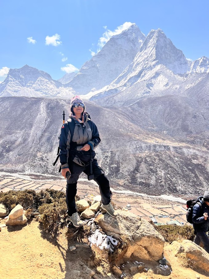 Congratulations to Dr Asha Joseph who conquered a height of 18190 feet of Mt Everest