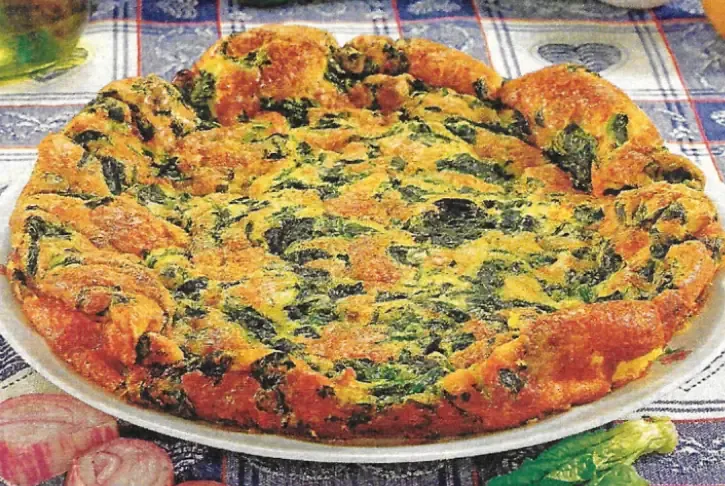 Frittata agli spinaci