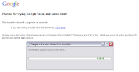 My Blog Kitty; Google Video and Chat Installer - Button