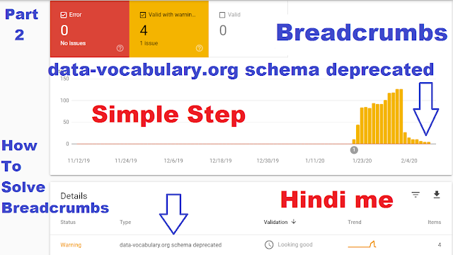 How to fix Breadcrumbs Error data-vocabulary.org schema deprecated
